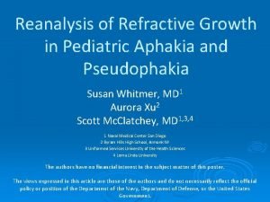 Reanalysis of Refractive Growth in Pediatric Aphakia and