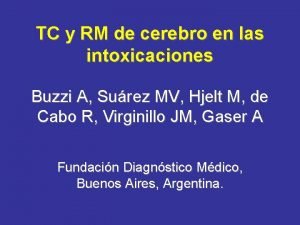 Conclusion de intoxicaciones