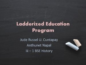 Ladderization