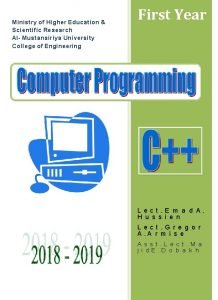 In a science research lab, the combination c++ program