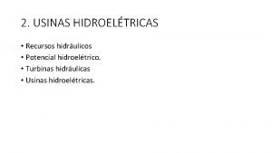 Hidroeltrica