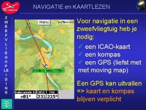 NAVIGATIE en KAARTLEZEN Z W E E F