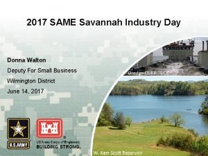 2017 SAME Savannah Industry Day Donna Walton Deputy