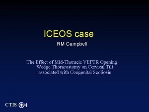 ICEOS case RM Campbell The Effect of MidThoracic