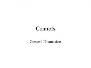 Controls General Discussion VB Controls Visual Basic Controls