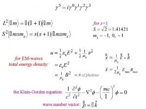 for s1 for EMwaves total energy density of