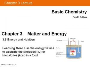 Chapter 3 Lecture Basic Chemistry Fourth Edition Chapter