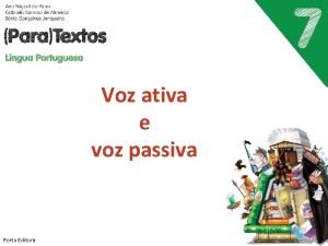 Frase ativa e passiva