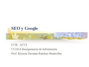 Ucr ecci