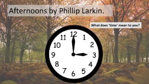 Afternoons by philip larkin summary Afternoons by philip larkin summary