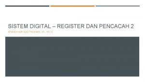 Register teknik digital