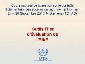 Cours national de formation sur le contrle rglementaire