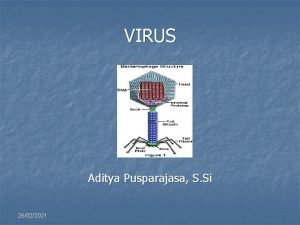 VIRUS Aditya Pusparajasa S Si 26022021 VIRUS n