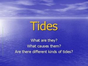 What causes low tide