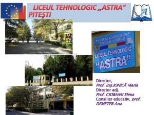 Liceul astra pitesti