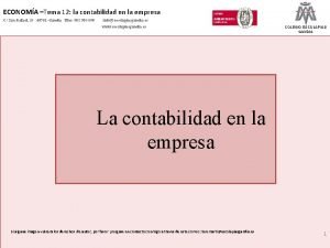 ECONOMA Tema 12 la contabilidad en la empresa