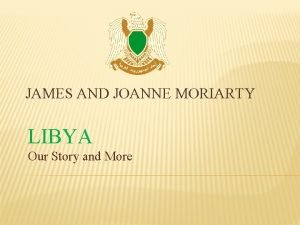 James and joanne moriarty