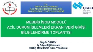 Mebbis isgb modülüne nasıl girilir