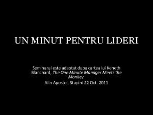 Manager la minut maimute