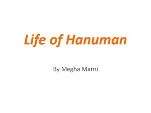 Hanuman mother name
