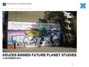 Curriculum future planet studies