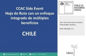 CCAC Side Event Hoja de Ruta con un