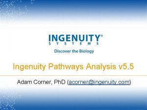 Ingenuity pathway analysis free trial