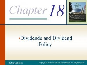 The information content of dividends refers to