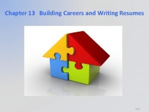 Chapter 13: writing workshop -- résumés