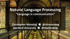 Manning natural language processing