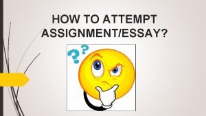 Essay and assignment difference