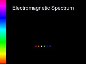 Electron spectrum