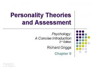 Freud's theory of personality