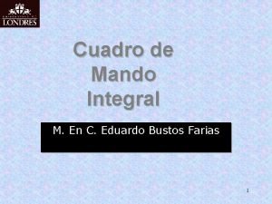 Cuadro de Mando Integral M En C Eduardo