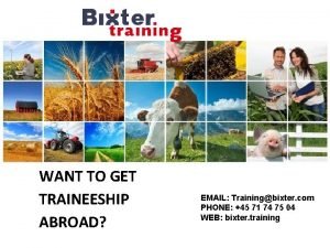 Bixter training program
