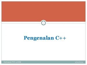 1 Pengenalan C Nurdiansah PTIK 09 UNM 2202021