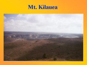 Mt kilauea location