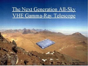 The Next Generation AllSky VHE GammaRay Telescope Gus