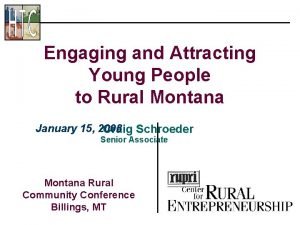 Youth entrepreneurs montana
