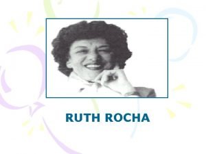 Ruth rocha álvaro de faria machado