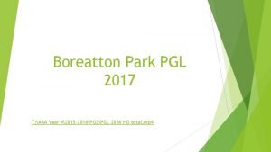 Boreatton park pgl