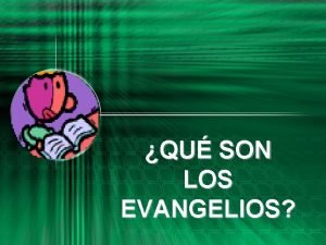 QU SON LOS EVANGELIOS 1 MARCO NEOTESTAMENTARIO El