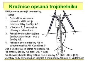 Jak sestrojit osu trojúhelníku