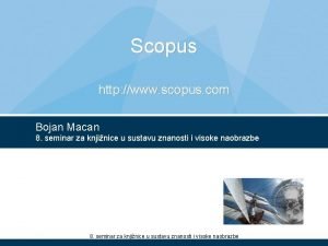 Scopus citiranost