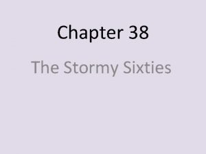Chapter 38 The Stormy Sixties The New Frontier