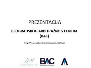 Beogradski arbitražni centar