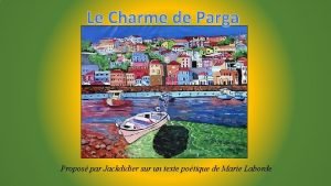 Le Charme de Parga Propos par Jackdidier sur