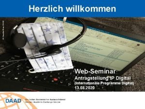 Claudia Sica DAAD Herzlich willkommen WebSeminar Name Veranstaltung