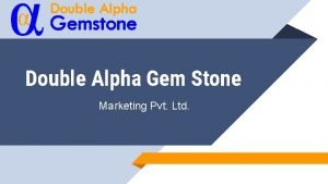 Stone marketing ltd