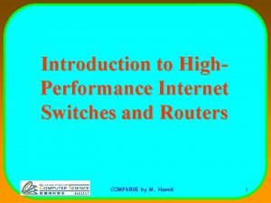 High performance core router